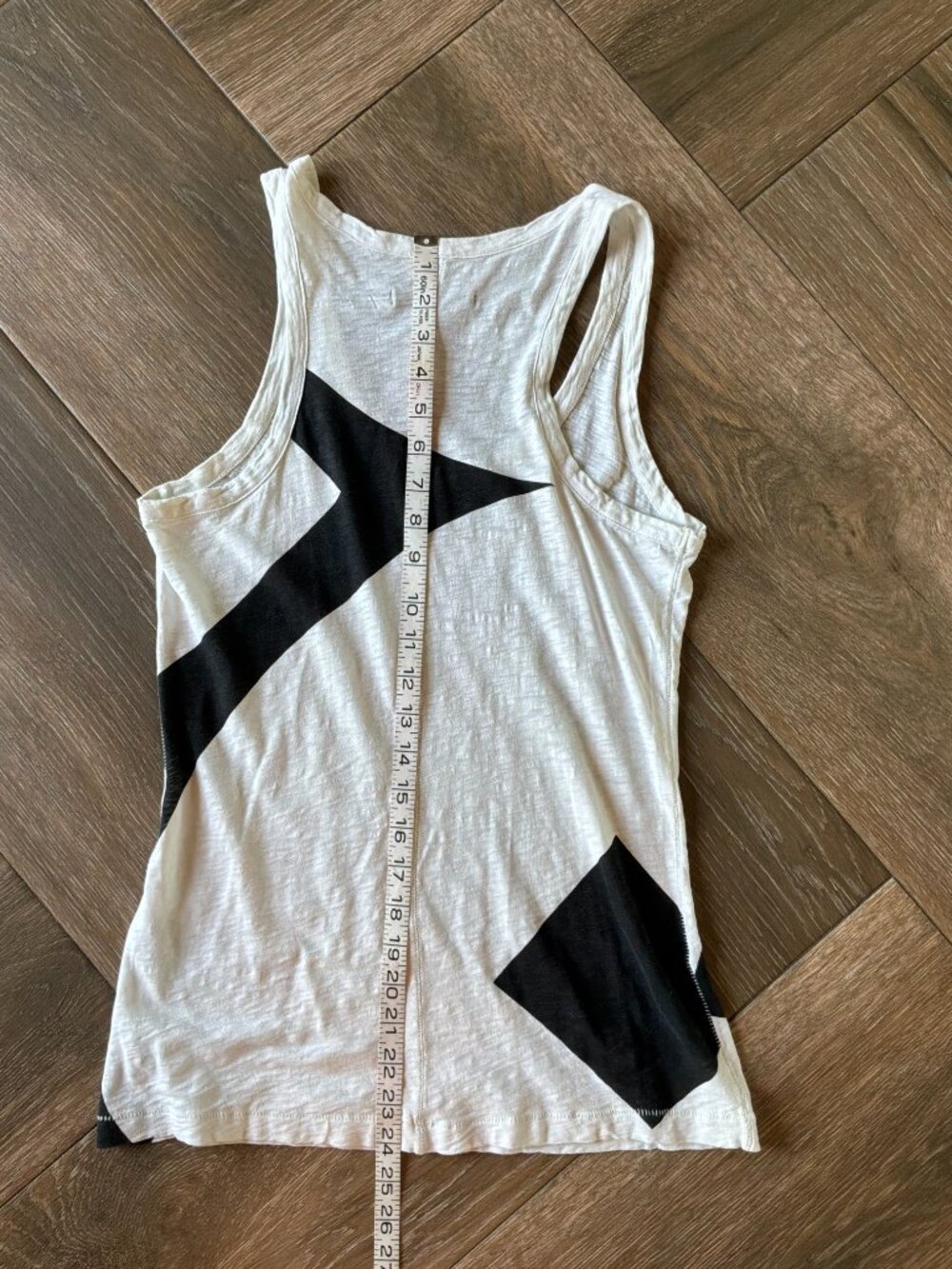 Rag & Bone lightweight 100% cotton geometric pattern tank size small - Picture 5 of 7